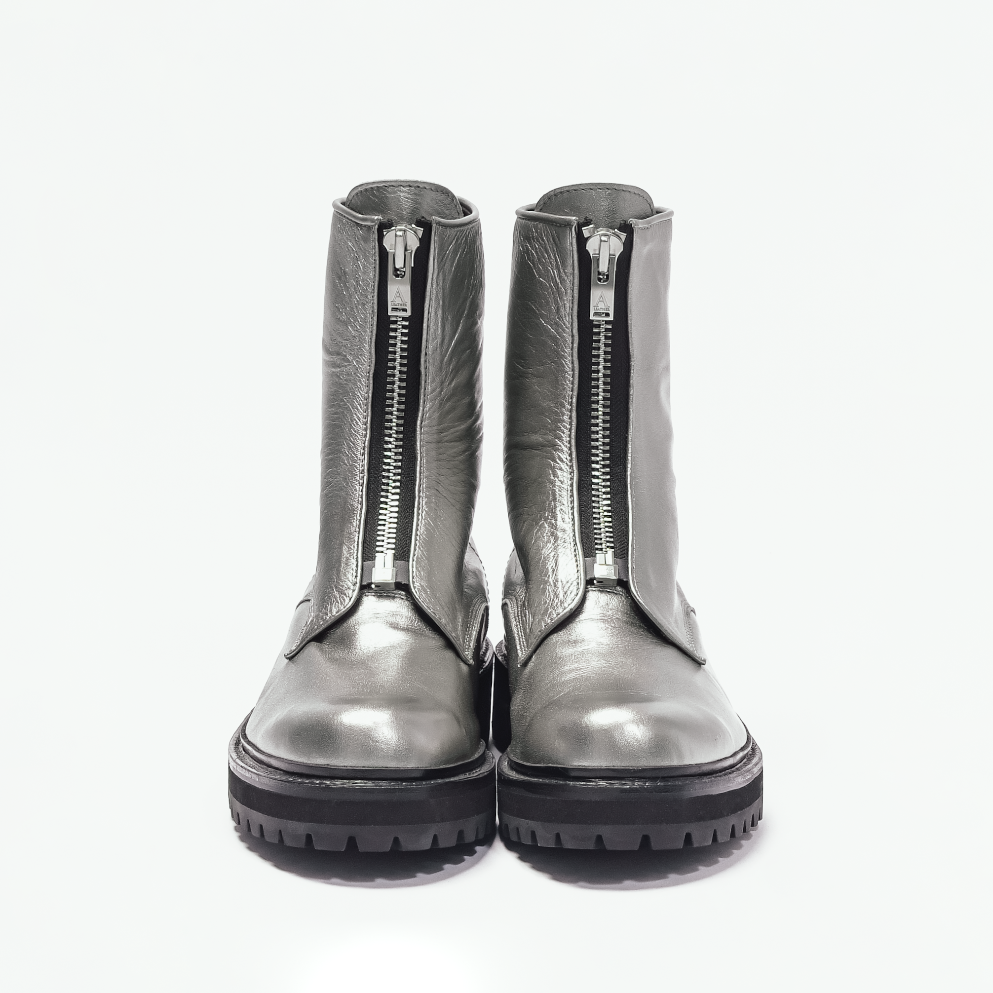 Zip boots SILVER